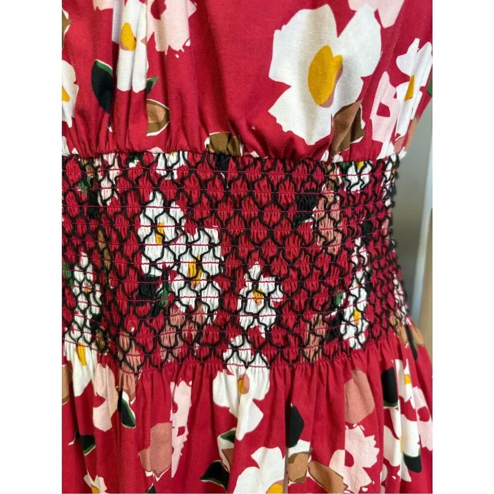 Kate Spade Botanical Garden Poplin Midi Dress - Picture 3 of 5